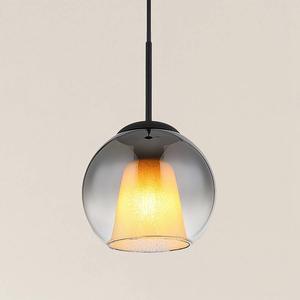 Подвесной светильник Globo Lighting Barry Typ D, копченое стекло / железо - 1-свет