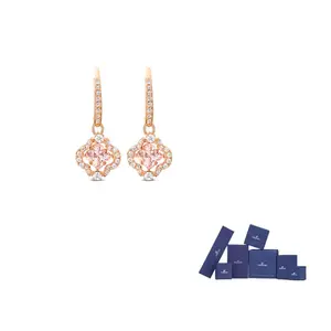 Swarovski Серьги с покрытием Rose Gold Tone для женщин Rose Gold