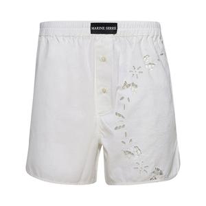 Шорты Marine Serre Regenerated Household Linen Short, White