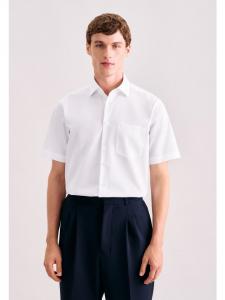 Seidensticker Деловая рубашка, стандартный размер, белого цвета