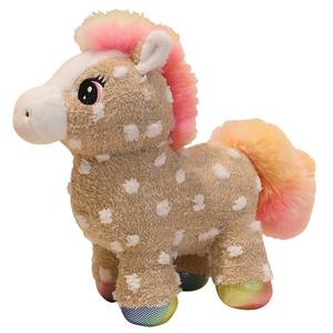 Плюшевая кукла Sunshine Rainbow Pony высотой 25см/30см MLING, коричневый