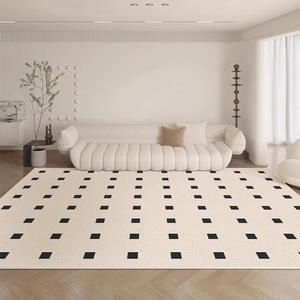 Budis Ковер 160х230 см для гостиной/спальни в французском стиле, waterproof, утолщенный, моющийся, петлевой ворс