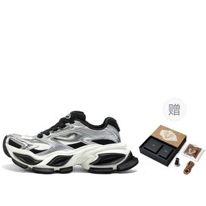 OGR Массивные кроссовки унисекс с низким верхом, черно-белые