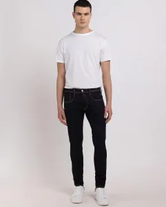 Мужские узкие джинсы с карманами Replay, тёмно-синий