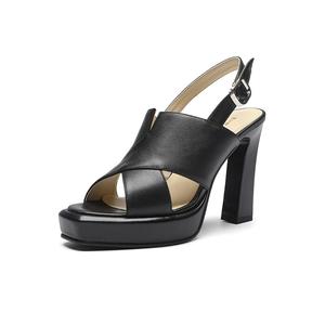 Римские сандалии женские Zhr, черный