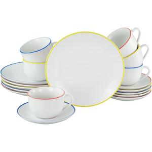 Мой домашний кофейный сервиз Angi, гармоничная, модная форма чаш My Home, Weiß/bunt