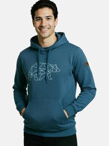 Толстовка FORSBERG Pettarson Hoodie mit Logo, Blue