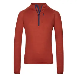 Толстовка Trollkids Lofoten half zip, оранжевый