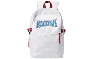 Вышивка Студенческий Рюкзак Обычный Унисекс Синий Белый Цветовой Блок DRACONITE, Размер 18