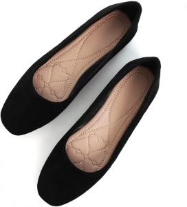 Женские модные балетки TN TANGNEST с квадратным носком, удобные слипоны, Pure Black