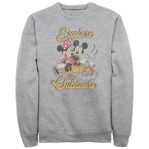 Мужской свитшот Disney's Mickey & Minnie Explore The Outdoors Licensed Character