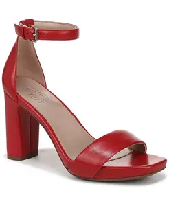 Женские босоножки Joy Square Toe на щиколотке Naturalizer, красный