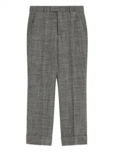 Брюки Mouliné с манжетами Valentino Garavani, серый