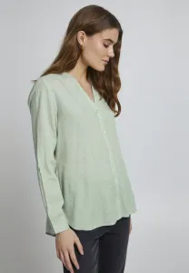 Полосатая рубашка-блузка byfabianne B.Young, Frosty Green Mix