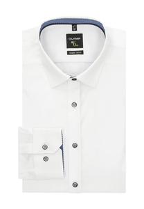 № 6 деловая рубашка супер облегающий крой Olymp, синий