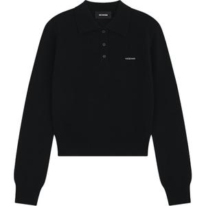 WE11DONE Женская черная поло