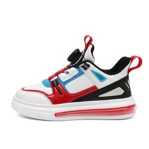 Дышащие теплые низкие детские кроссовки для скейтбординга ASIAN MICKEY, белый/красный