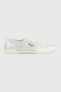 Кроссовки BRADY Pepe Jeans, серебро