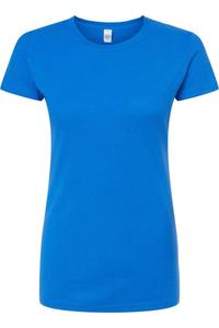 Tultex женская облегающая футболка из тонкого джерси, цвет royal