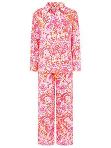 Блузка Zwillingsherz, белый/розовый/оранжевый