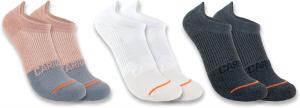 Carhartt женские носки Midweight No Show, набор из 3 пар, Assorted 1