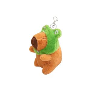 Плюшевый кулон капибара в виде черепашьего панциря высота 12см KUMAOYA