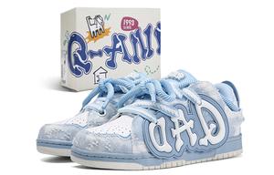 Q-AND Кроссовки для скейтбординга унисекс Swag розово-голубые, цвет Pink Blue