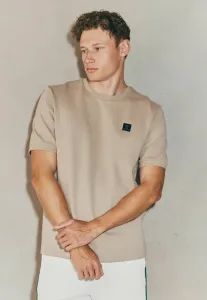 Футболка свободного кроя из плотной ткани. Next, Stone Neutral