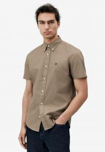 Рубашка REGULAR FIT - STRETCH OXFORD SHORT SLEEVE Next, бежевый