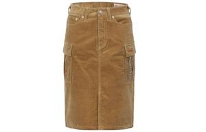 Юбка женская EVISU, коричневый