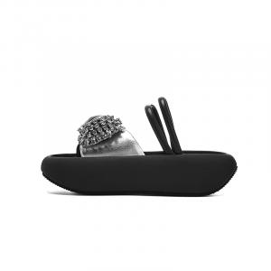 DAPHNE Тихие, устойчивые к запахам и истиранию женские шлепанцы-слипоны шампань голд, цвет Champagne Gold