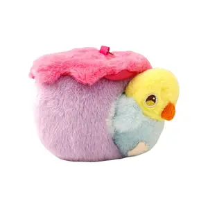 Плюшевый кулон домик для птиц с тортом, высота 12см OU DI PIG