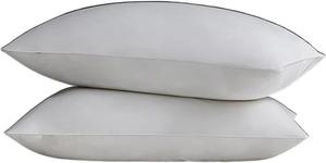 UOHLCX Подушки из гусиного пуха и пера с хлопковой наволочкой