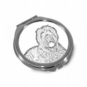 Черный русский терьер Карманное зеркальце Inna Marka
