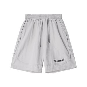 Шорты повседневные Unisex CINNAMOROLL Yugui Dog Sanrio, светло-серый