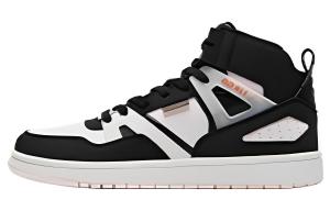 QIAODAN Кроссовки для скейтбординга с противоскользящей подошвой, износостойкие, женские, черно-розовые