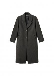 Пальто межсезонное MANGO TEEN Galesv, серый