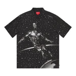Рубашка Supreme Silver Surfer Short-Sleeve Shirt, Black