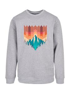 Толстовка F4NT4STIC Berg Sonnenuntergang, Mottled Grey
