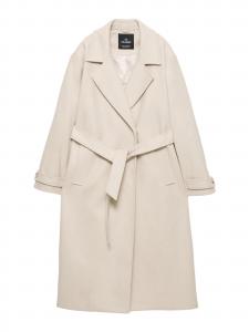 Pull&Bear Межсезонное пальто в цвете экрю