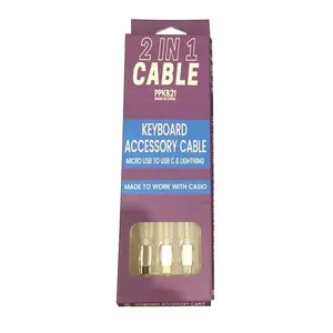 Комплект Casio PPKB21 Plug n Play для клавишных (USB-C/Lightning на microUSB)