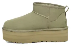Ботинки женские UGG Shaded Clover на платформе, зеленый