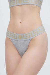 Стринги Versace, серый