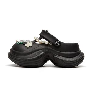 JOSINY Классические перфорированные клоги для женщин черные, цвет Black