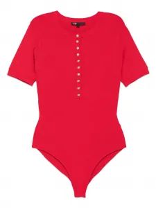 Кардиган в рубчик Maje, красный