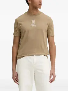 Футболка с принтом логотипа медведя Iceberg, коричневый