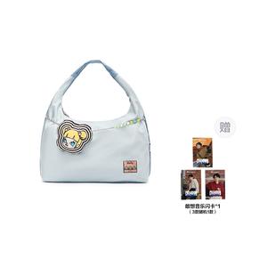 Pop Mart Рюкзак через плечо из ткани Обычный Унисекс Многоцветный Champion, Кофейно-коричневый