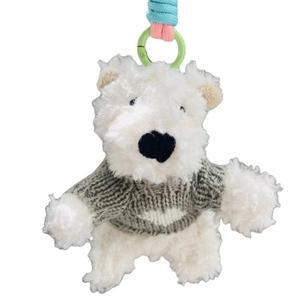 Вест хайленд уайт терьер, милые куклы-брелки плюшевый кулон высота 10см Mise