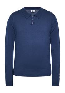 Свитер с v-образным вырезом MO Sweater, темно-синий