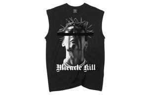 Футболка-майка MIRACLE KILL мужская, белая (без манжеты)